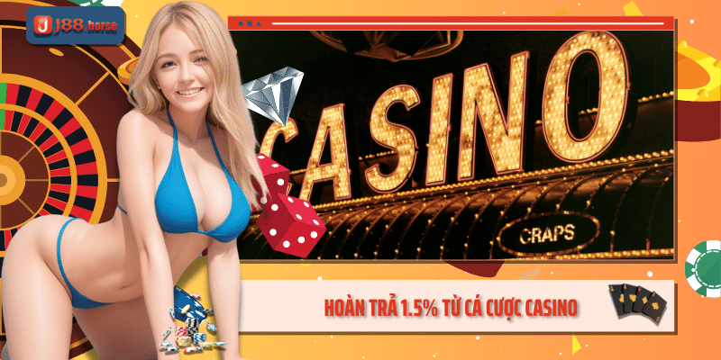 Tìm hiểu về khuyến mãi hoàn trả 1.5% từ cá cược casino